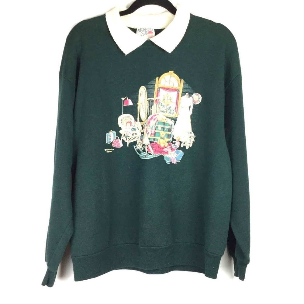 VTG Attic Collectibles Collar Pullover Sweater
